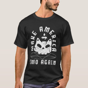 Emoticon Make America Emo Again Emocore Aesthetic T-Shirt