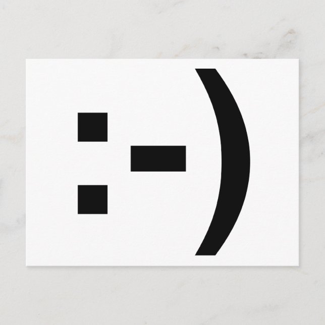 Emoticon Postcard (Front)