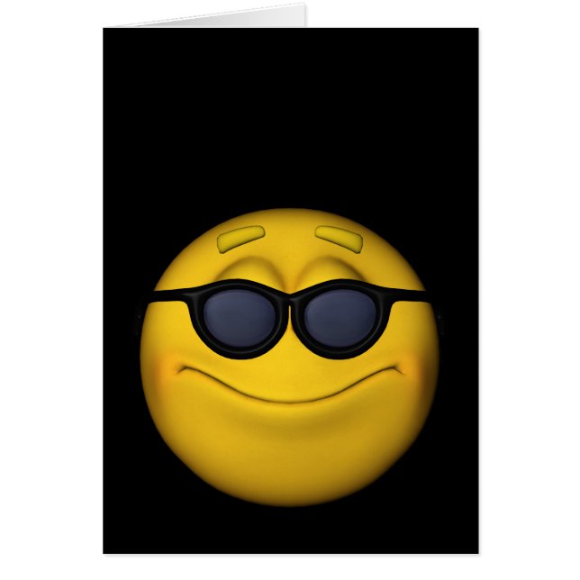 Emoticon With Sunglasses (Front)