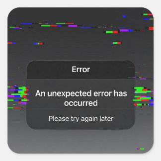 Emotion.exe Error Popup Sticker Tech Meme AI Humou