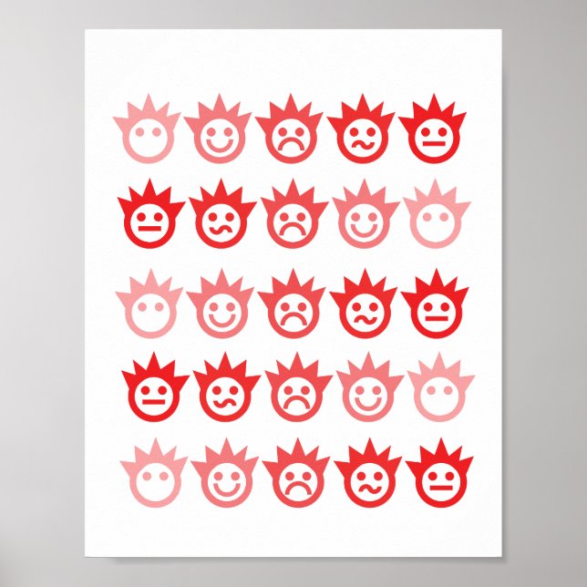 Emotion Faces Poster (Front)