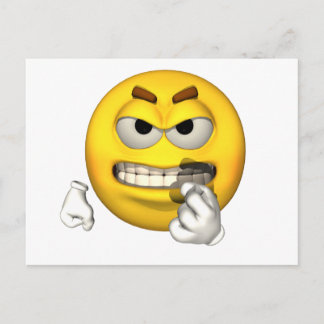 Emotion Guy - Baring Teeth Postcard