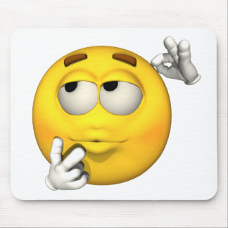 Emotion Guy - Thinking Mousepad