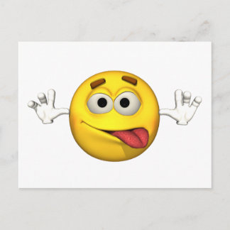 Emotion Guy - Tongue Out Postcard