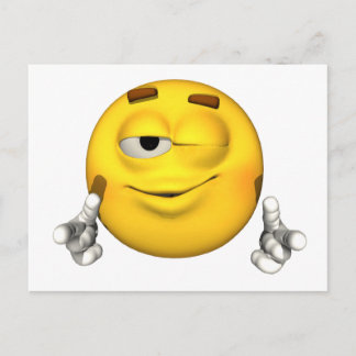 Emotion Guy - Wink Postcard