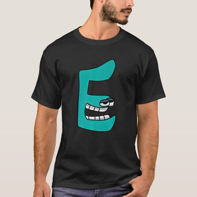 Emotion Letter E Alphabet Lore T-Shirt (Front)