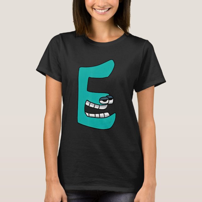 Emotion Letter E Alphabet Lore T-Shirt (Front)