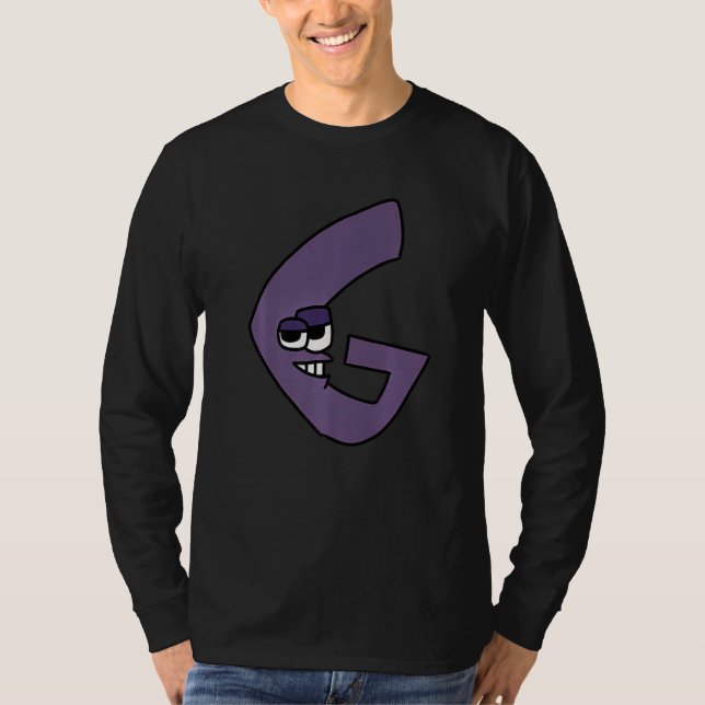 Emotion Letter G Alphabet Lore T-Shirt (Front)