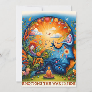 EMOTION WAR INSIDE INVITATION