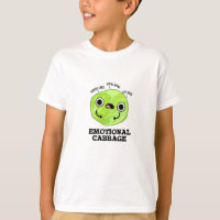 Emotional Cabbage Funny Veggie Pun