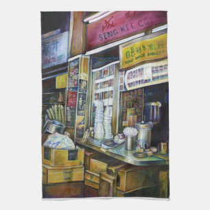 Emotional Charged forces of Light Tea Towel