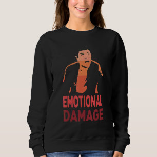 Emotional Damage Meme Asian guy retro hope sunset Sweatshirt