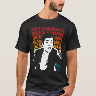 emotional damage Meme text repeat  Asian guy silho T-Shirt