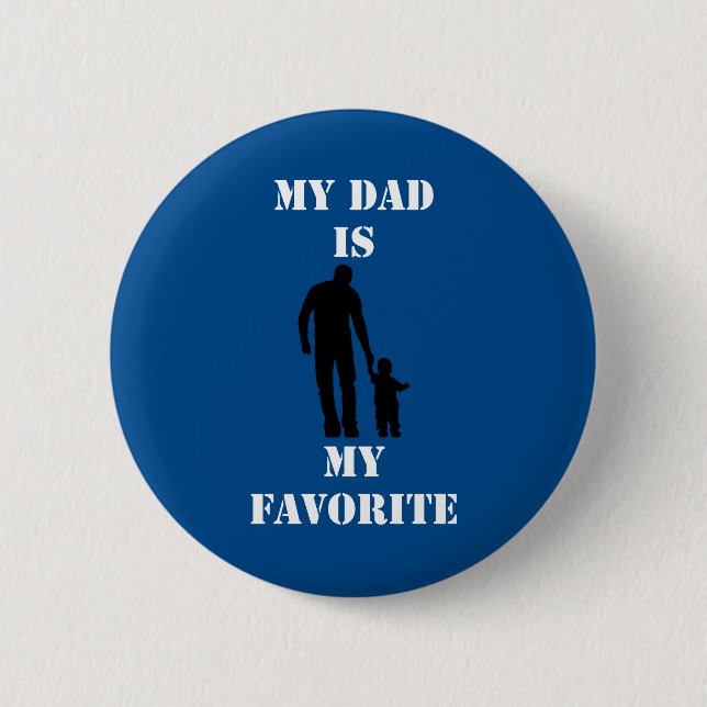 Emotional father's day gift trendy T-Shirt 6 Cm Round Badge (Front)