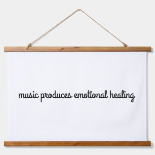 Emotional Healing Wood Topped Wall Tapestry