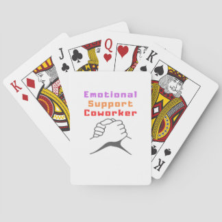 Emotional Help Best Coworker Playing Cards