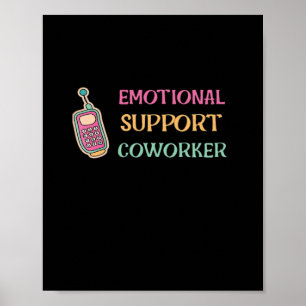 Emotional Help Coworker Basic Poster