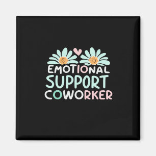 Emotional Help Coworker Boxy Magnet