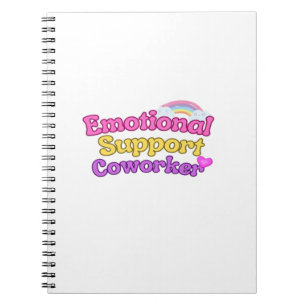 Emotional Help Coworker Chill Notebook