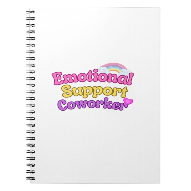 Emotional Help Coworker Chill Notebook (Front)