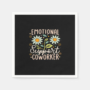 Emotional Help Coworker Classic Chill Meme Napkin