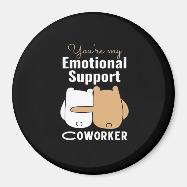 Emotional Help Coworker Classic Magnet (Front)