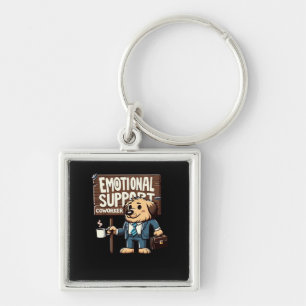 Emotional Help Coworker Classic Quote Key Ring