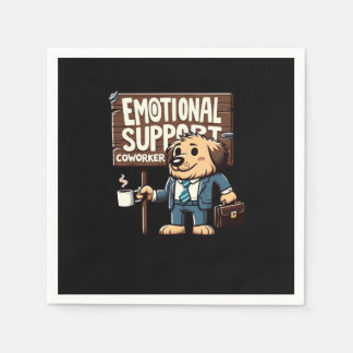 Emotional Help Coworker Classic Quote Napkin