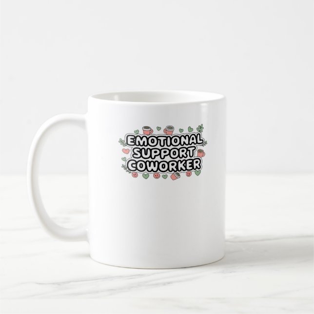 Emotional Help Coworker Classic V2 Classic Coffee Mug (Left)
