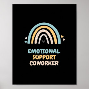 Emotional Help Coworker Classic Viral Meme and Chi Poster