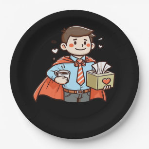 Emotional Help Coworker Classic Viral Meme Paper Plate