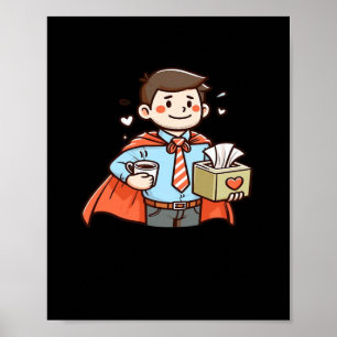 Emotional Help Coworker Classic Viral Meme Poster