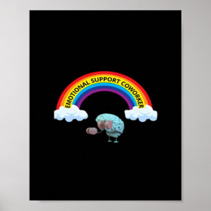 Emotional Help Coworker, Coworkers, Emotional Supp Poster