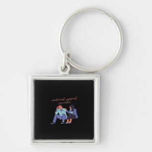 Emotional Help Coworker Essential Key Ring