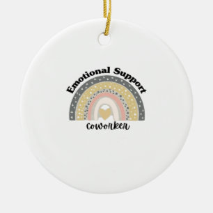 Emotional Help Coworker For Fun Ceramic Tree Decoration