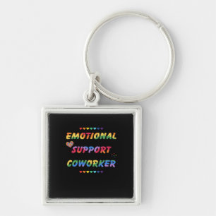 Emotional Help Coworker For Meme Viral Key Ring