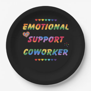 Emotional Help Coworker For Meme Viral Paper Plate