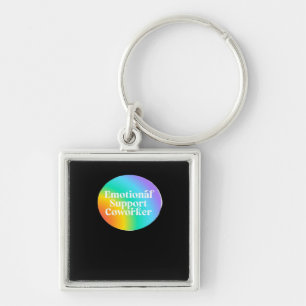 Emotional Help Coworker Funny Key Ring