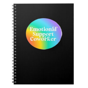 Emotional Help Coworker Funny Notebook