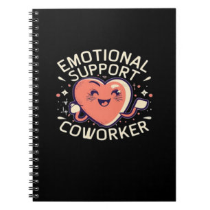 Emotional Help Coworker Funny Sloth and Quote Notebook