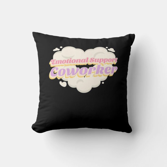Emotional Help Coworker Office Gift Classic Cushion (Front)