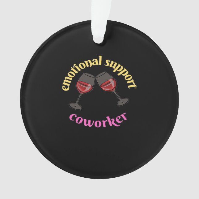 Emotional Help Coworker  - Precious Classic Ornament (Front)