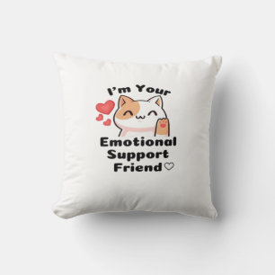 Emotional Help Coworker Quote Cushion