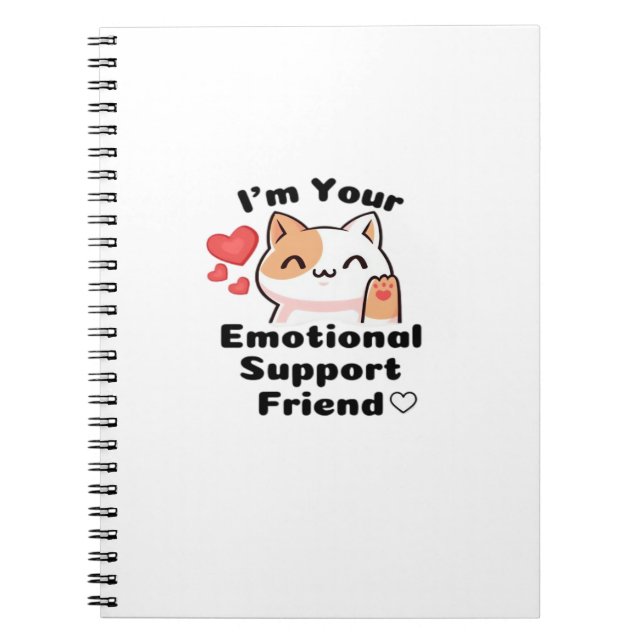 Emotional Help Coworker Quote Notebook (Front)