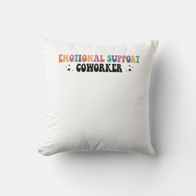 Emotional Help Coworker Sloth Cushion (Front)
