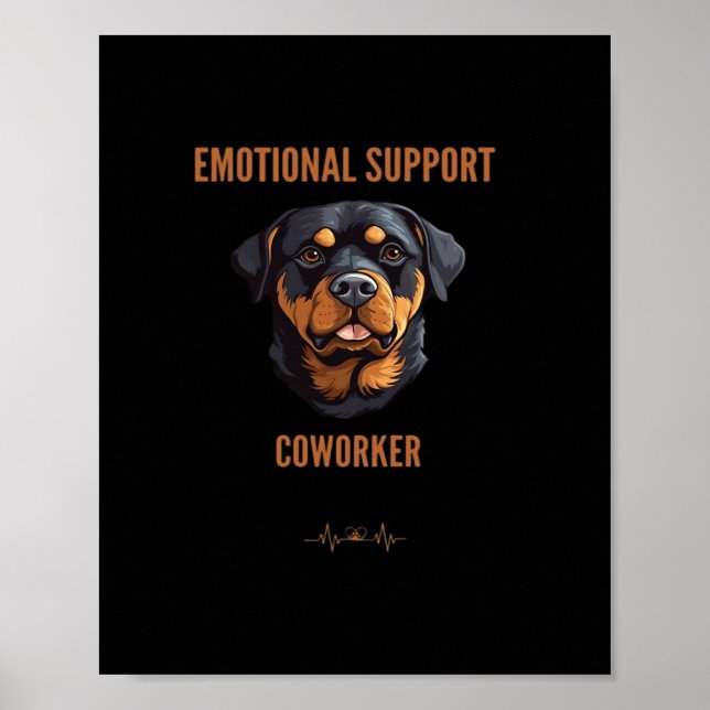 Emotional Help Coworker Trend and Classic Poster (Front)