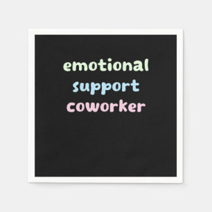 Emotional Help Coworker Trending Sloth Napkin