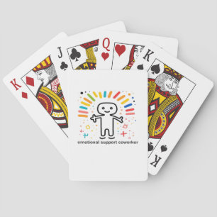 Emotional Help Coworker Viral Playing Cards