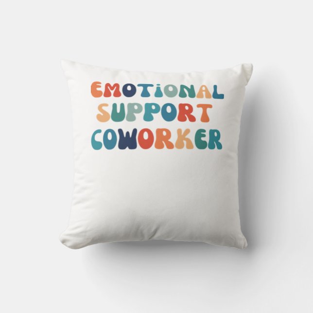 Emotional Help Coworker - Work Bestie Classic Cushion (Front)