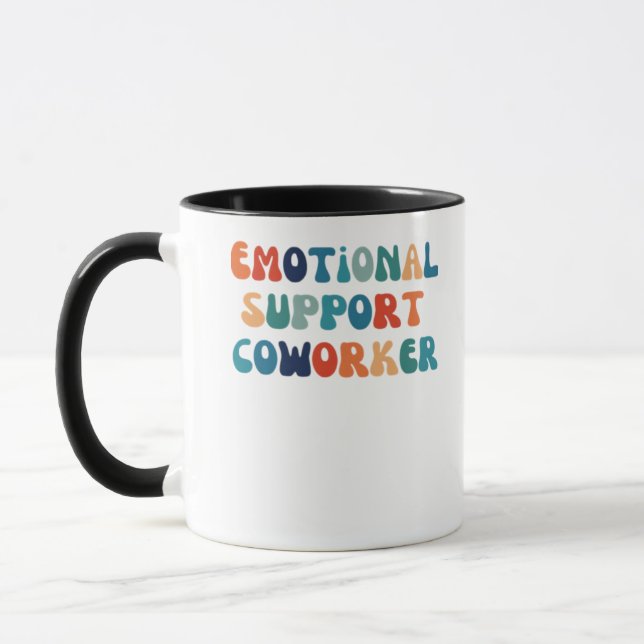 Emotional Help Coworker - Work Bestie Classic Mug (Left)